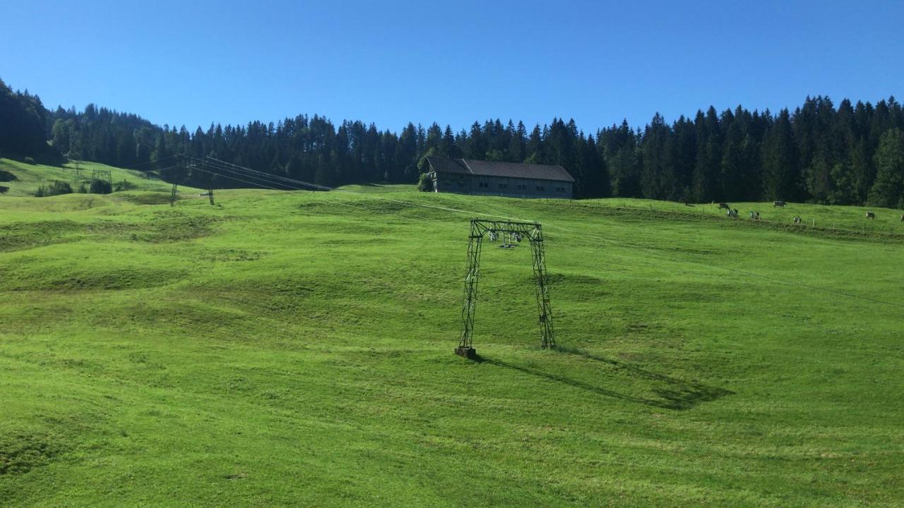 Ferienwohnung Morgentau Am Rande Der Wildnis Sibratsgfäll Dış mekan fotoğraf