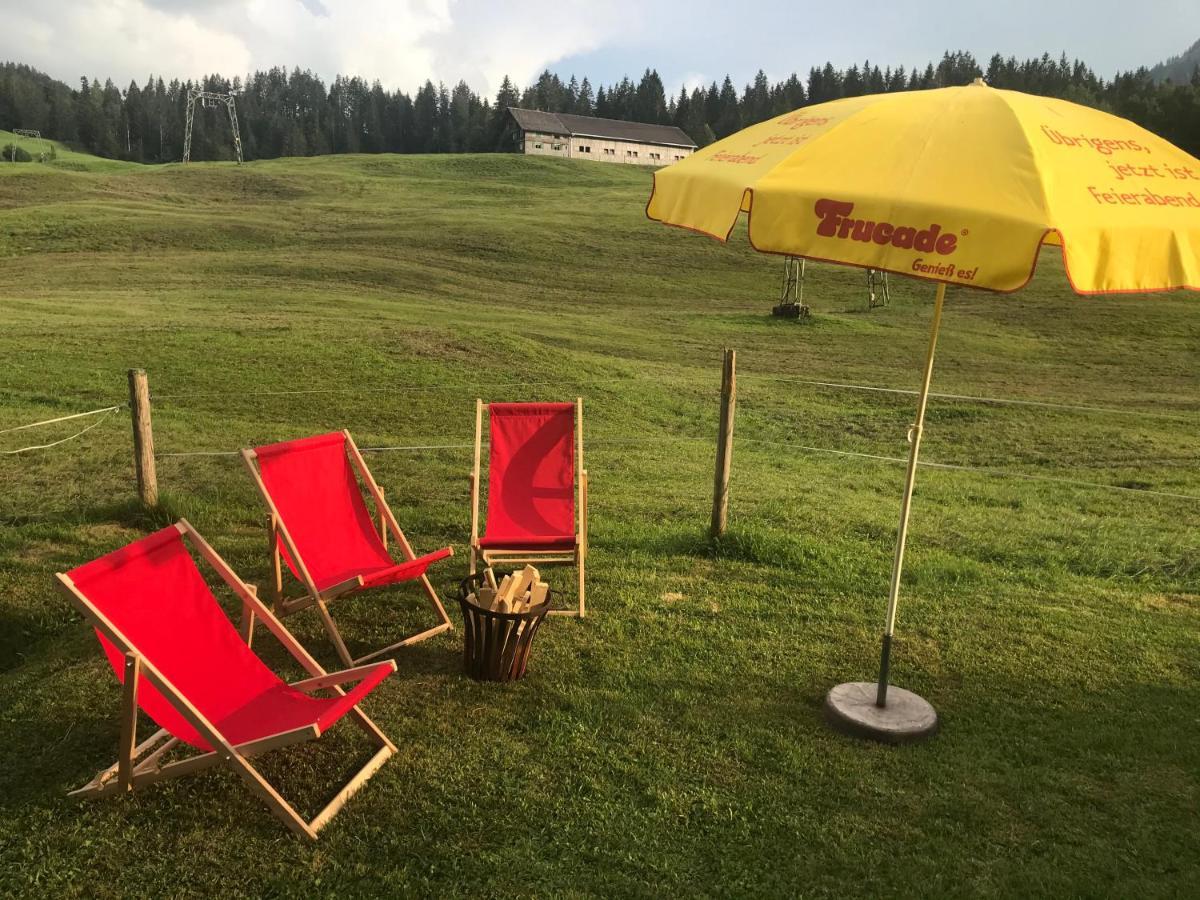 Ferienwohnung Morgentau Am Rande Der Wildnis Sibratsgfäll Dış mekan fotoğraf