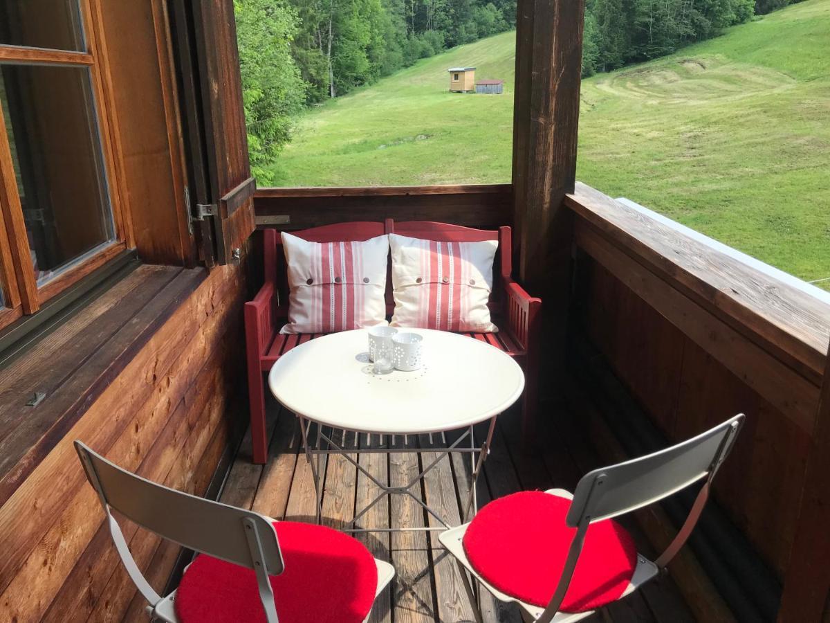 Ferienwohnung Morgentau Am Rande Der Wildnis Sibratsgfäll Dış mekan fotoğraf