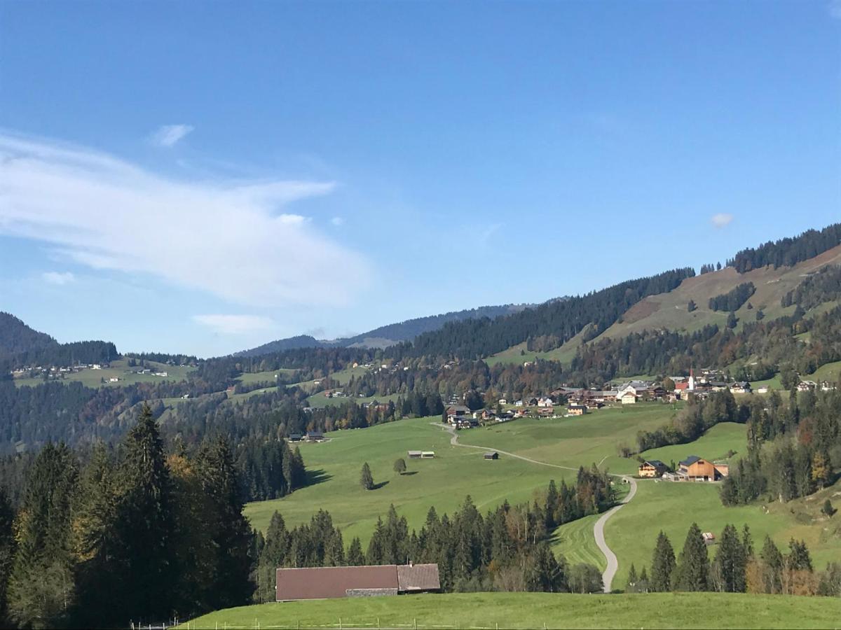 Ferienwohnung Morgentau Am Rande Der Wildnis Sibratsgfäll Dış mekan fotoğraf