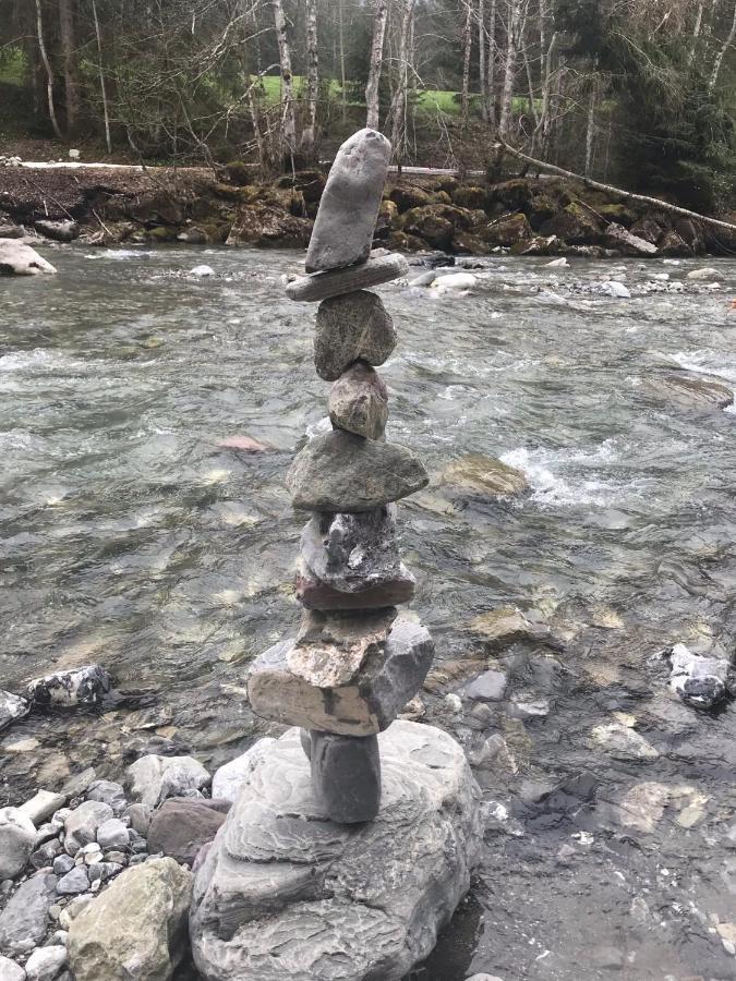 Ferienwohnung Morgentau Am Rande Der Wildnis Sibratsgfäll Dış mekan fotoğraf